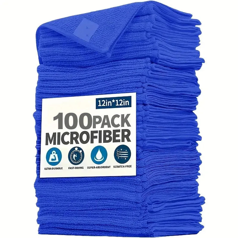 Microfiber Cleaning Cloths| Lint Free Microfiber Cleaning Towel Cloths| Reusable Cleaning Towels Super Absorbent for Car Window